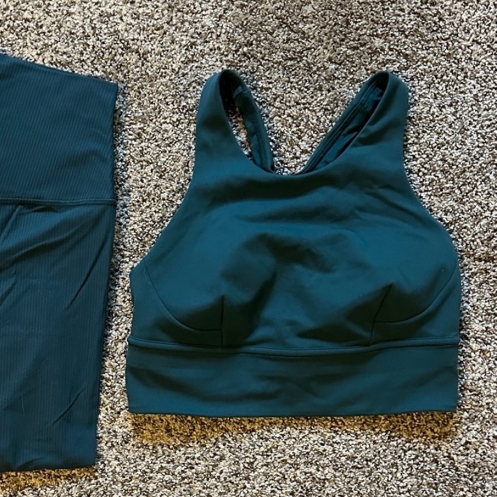 Lululemon Green Jasper Wunder Bra